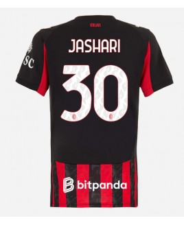 Günstige AC Milan Ardon Jashari #30 Heimtrikot Damen 2025-26 Kurzarm